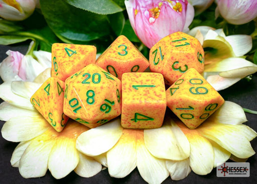Chessex Speckled Lotus Polyhedral 7-Dice Set