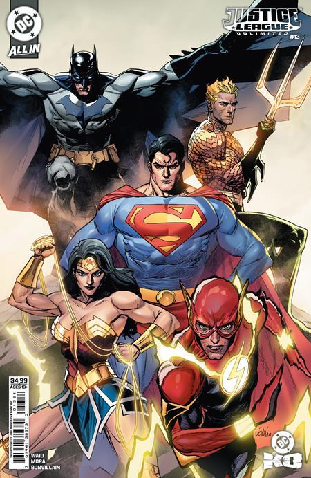 JUSTICE LEAGUE UNLIMITED #13 CVR C LEINIL FRANCIS YU CARD STOCK VAR DC K.O.