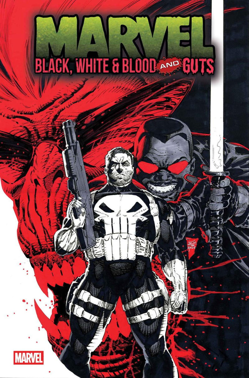 MARVEL BLACK WHITE AND BLOOD AND GUTS #3 CVR A