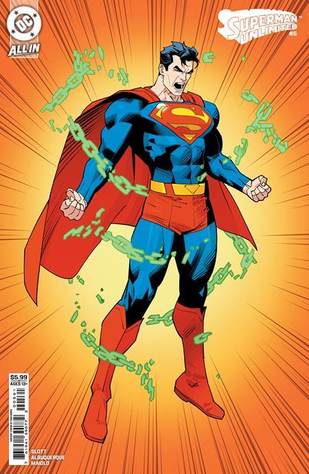 SUPERMAN UNLIMITED #5 CVR F DAN MORA CORNER BOX CARD STOCK VAR