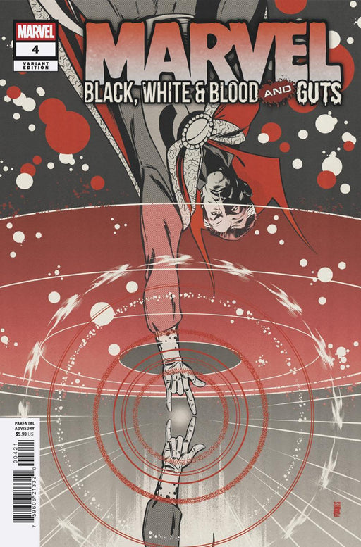 MARVEL BLACK WHITE AND BLOOD AND GUTS #4 JORGE FORNES VAR CVR B
