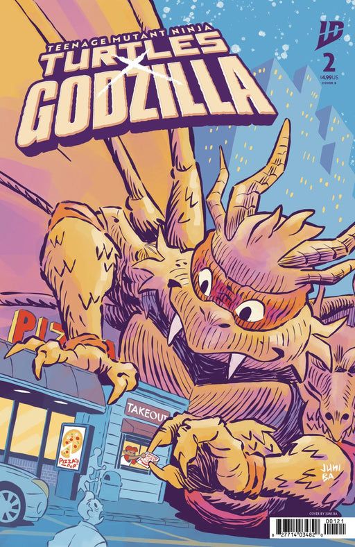 TEENAGE MUTANT NINJA TURTLES X GODZILLA #2 VAR B BA CVR B