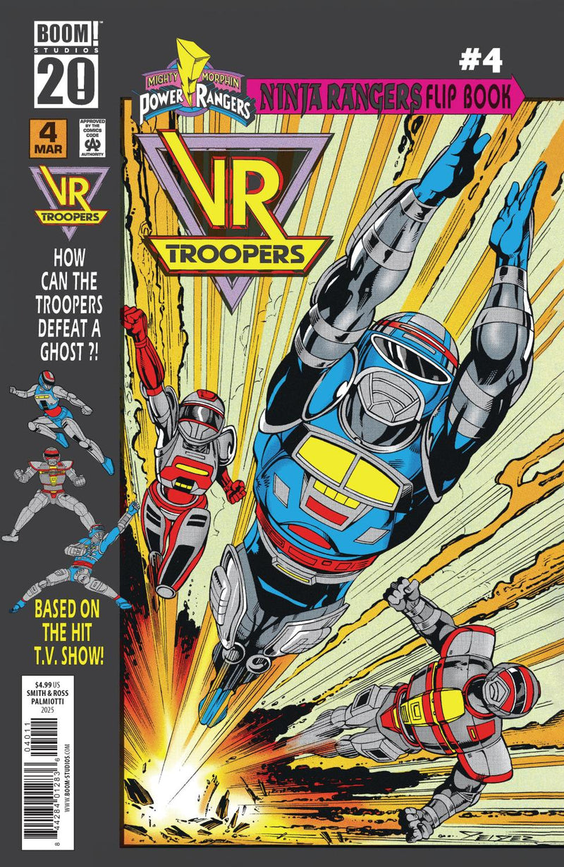 VR TROOPERS POWER RANGERS FLIPBOOK FACSIMILE EDITION #4 A MAIN DRESSED SMITH CVR A