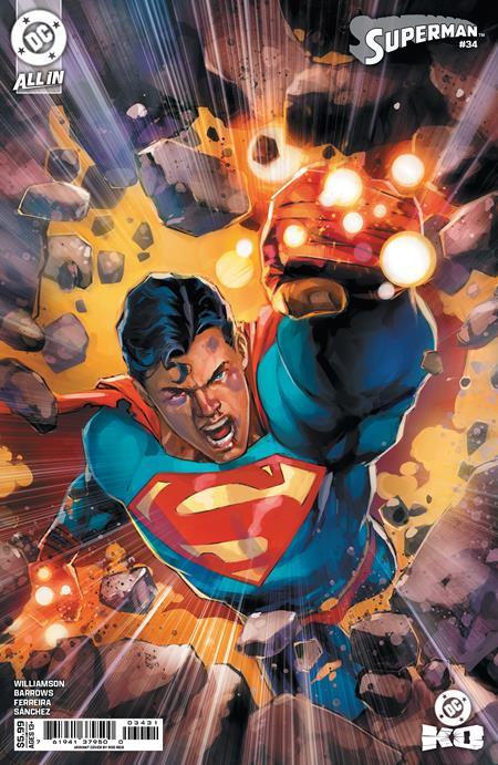 SUPERMAN #34 CVR C ROD REIS CARD STOCK VAR DC K.O.