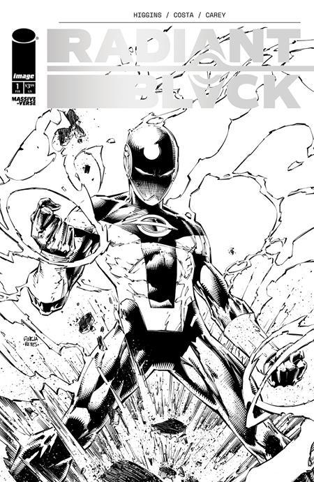 RADIANT BLACK AND WHITE ONE SHOT CVR A DAVID FINCH