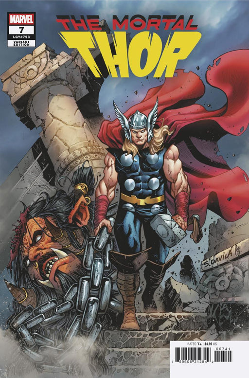 MORTAL THOR #7 SERGIO DAVILA VAR CVR D