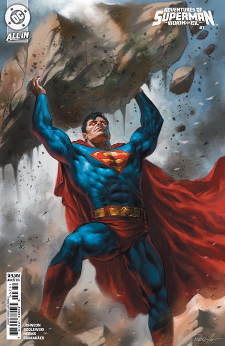 ADVENTURES OF SUPERMAN BOOK OF EL #7 CVR C LUCIO PARRILLO CARD STOCK VAR (OF 12)