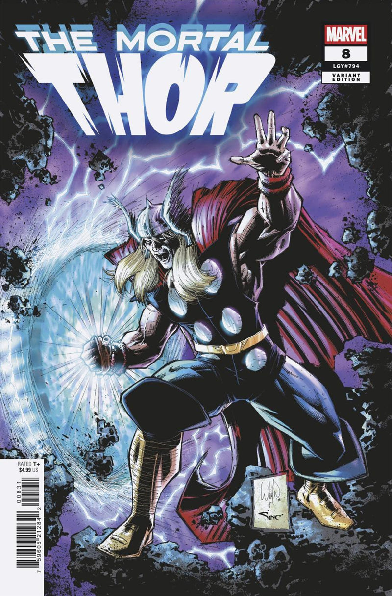 MORTAL THOR #8 WHILCE PORTACIO VAR CVR C