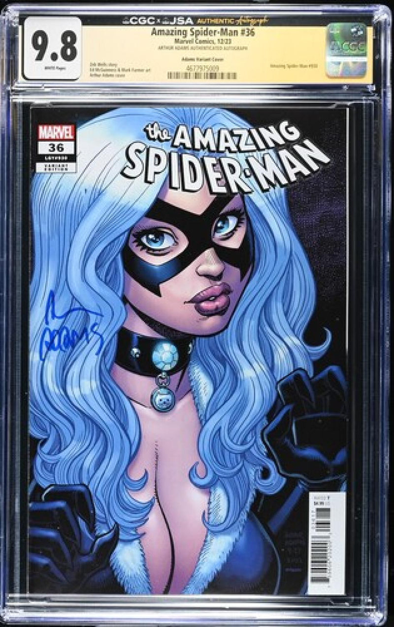 CGC AUTHENTIC AUTOGRAPH 9.8 THE AMAZING SPIDER-MAN vol 6 #36 SIGNED BY ARTHUR ADAMS