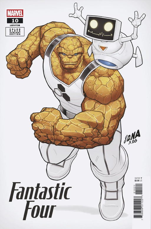 FANTASTIC FOUR #10 DAVID NAKAYAMA COLOR BLOCK WHITE VAR CVR B