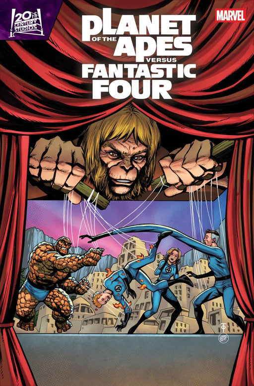 PLANET OF THE APES VS FANTASTIC FOUR #3 MARCUS TO HOMAGE VAR CVR B