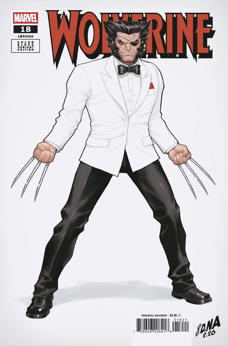 WOLVERINE #18 DAVID NAKAYAMA COLOR BLOCK WHITE VAR CVR B