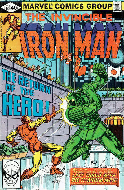 Iron Man 1968 #135 Direct ed. - back issue - $3.00