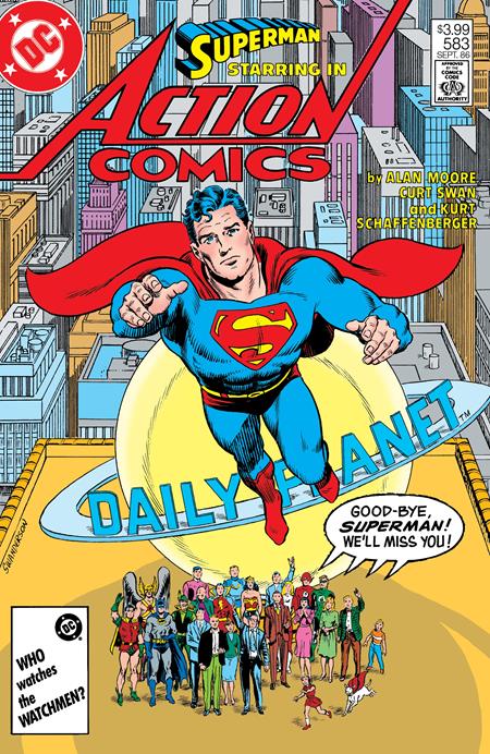ACTION COMICS #583 FACSIMILE EDITION CVR A CURT SWAN WHATEVER HAPPENED TO THE MAN OF TOMORROW PART 2 OF 2