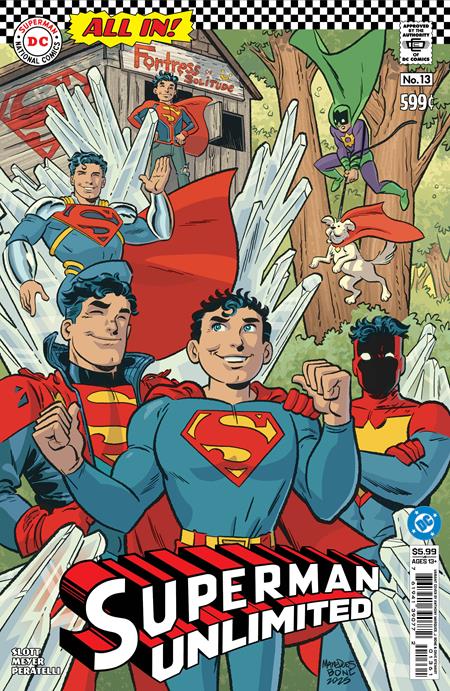 SUPERMAN UNLIMITED #13 CVR E ANTHONY MARQUES CARD STOCK VAR THE REIGN OF THE SUPERBOYS