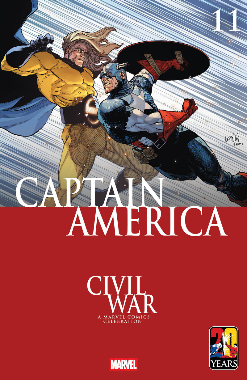 CAPTAIN AMERICA #11 LEINIL YU CIVIL WAR CELEBRATION VAR CVR B