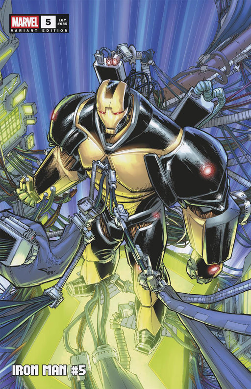 IRON MAN #5 WHILCE PORTACIO ADVANCED IRON MAN VAR CVR B