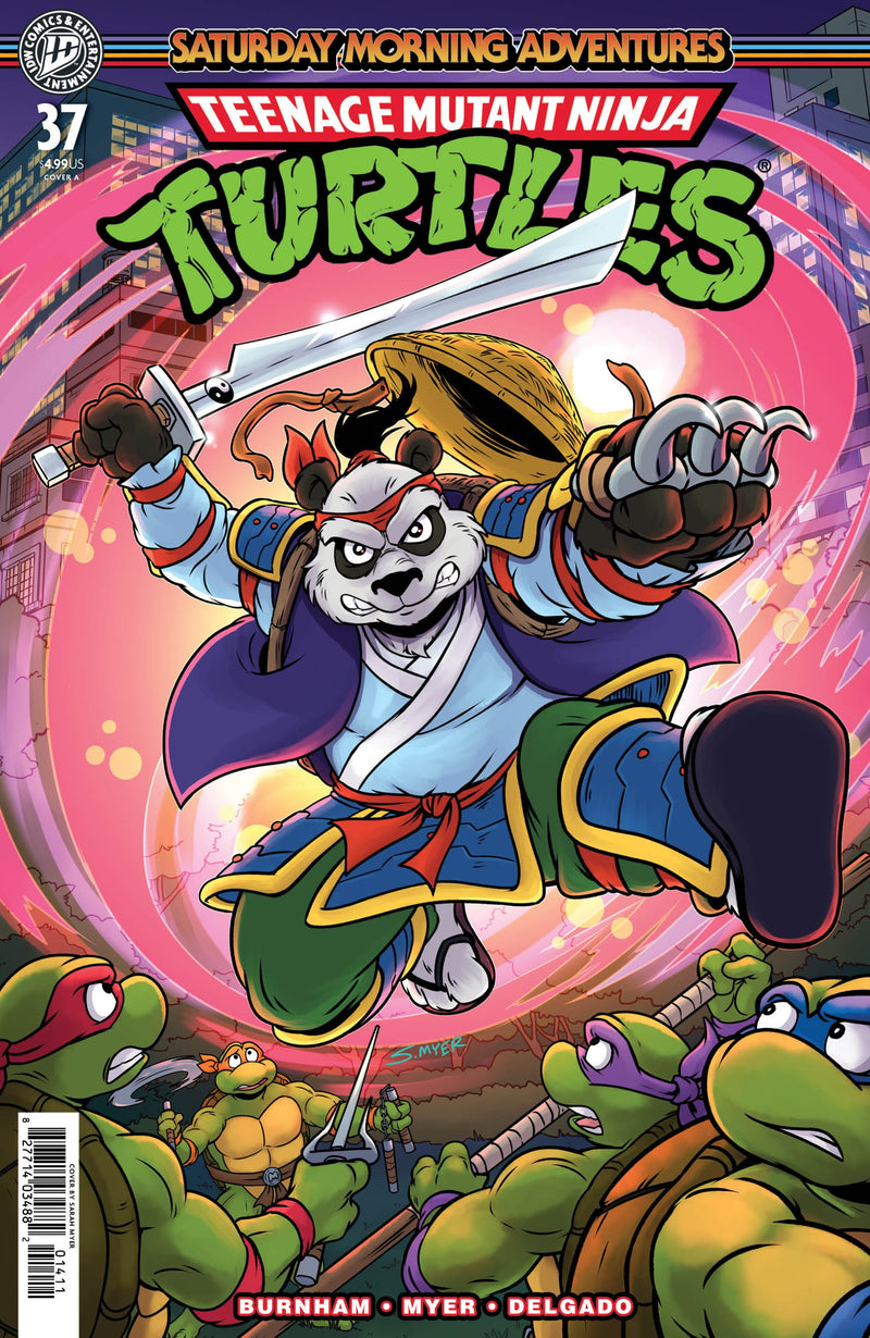 TEENAGE MUTANT NINJA TURTLES SATURDAY MORNING ADVENTURES #37 COVER A MYER CVR A