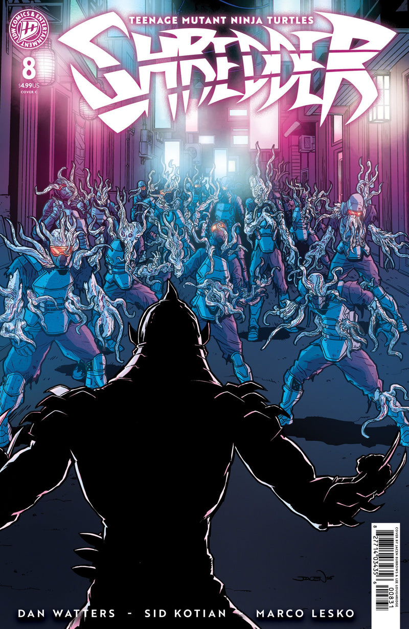 TEENAGE MUTANT NINJA TURTLES SHREDDER #8 VAR C BURROWS CVR C