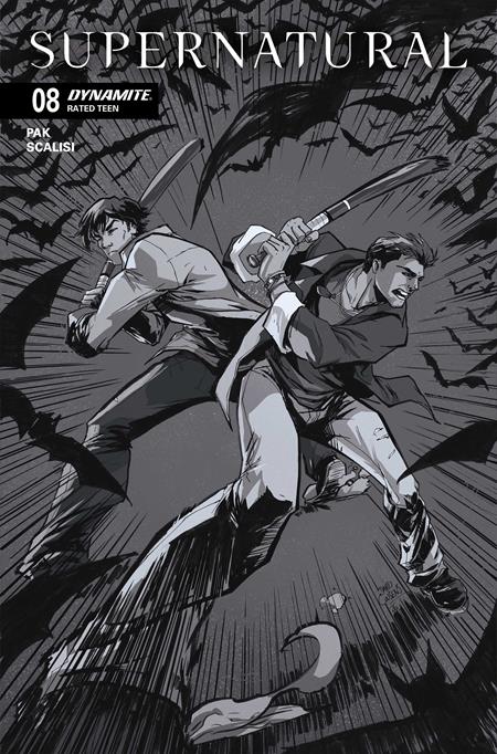 SUPERNATURAL #8 CVR G INC 1:10 DAVID COUSENS LINE ART VAR