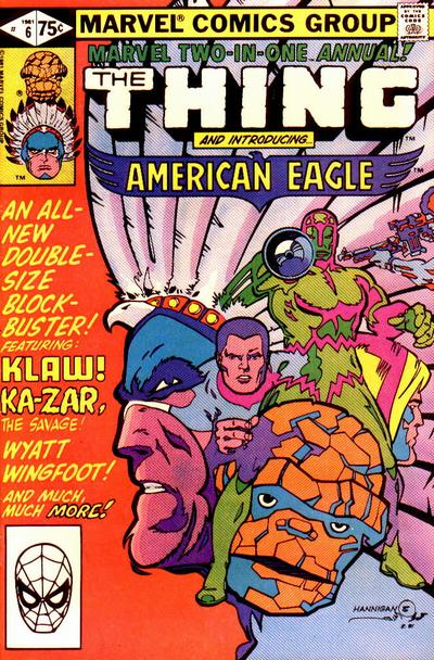 Marvel Two-in-One Annual 1976 #6 Direct ed. - back issue - $5.00