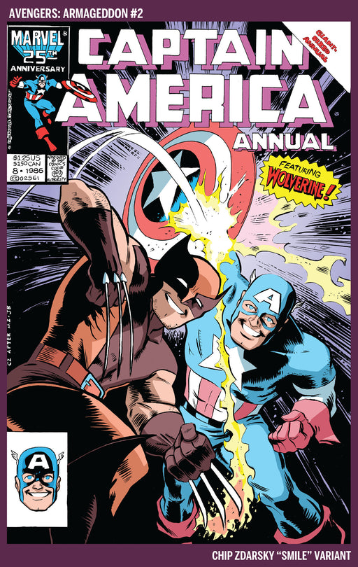 AVENGERS ARMAGEDDON #2 CHIP ZDARSKY SMILE VAR CVR F