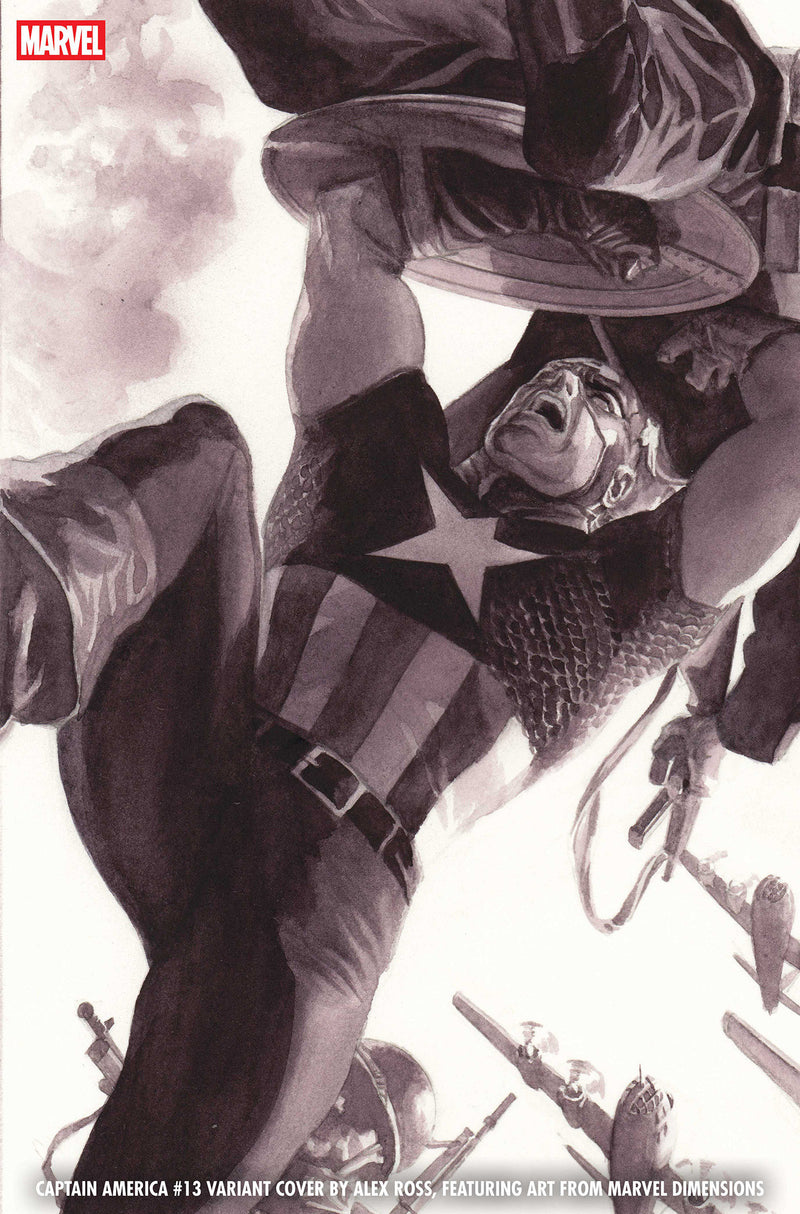 CAPTAIN AMERICA #13 ALEX ROSS MARVEL DIMENSIONS CVR ARM CVR C