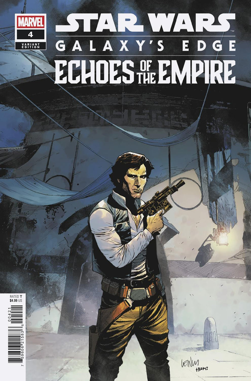 STAR WARS GALAXYS EDGE - ECHOES OF THE EMPIRE #4 LEINIL YU HAN SOLO VAR CVR B