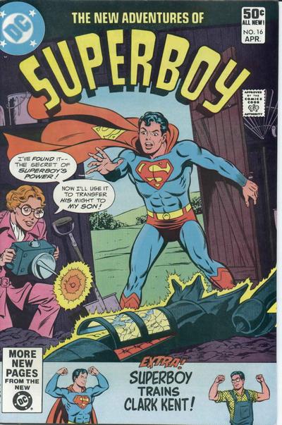 The New Adventures of Superboy 1980 #16 Direct ed. - back issue