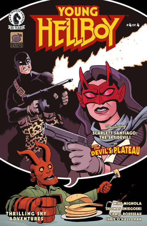 YOUNG HELLBOY THRILLING SKY ADVENTURES #4 CVR B BEN STENBECK