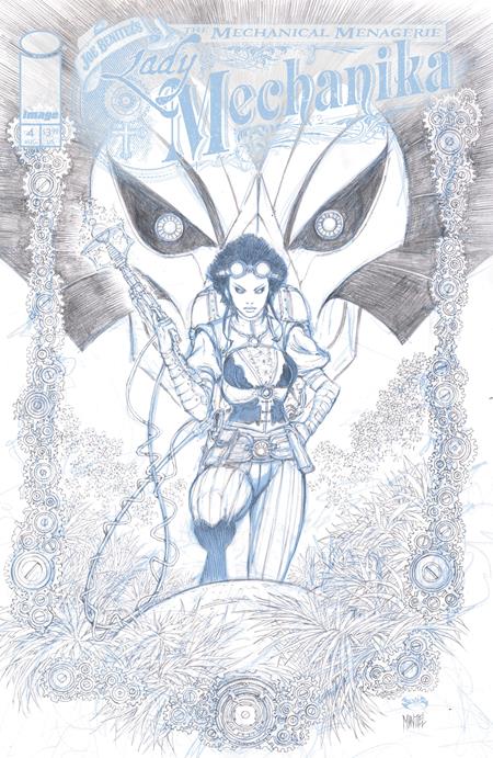 LADY MECHANIKA THE MECHANICAL MENAGERIE #4 CVR C INC 1:10 JOE BENITEZ & MARTIN MONTIEL B&W VAR (OF 4)