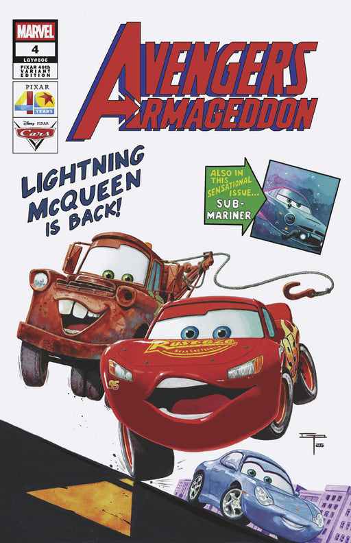 AVENGERS ARMAGEDDON #4 GERMAN PERALTA PIXAR 40TH VAR CVR E