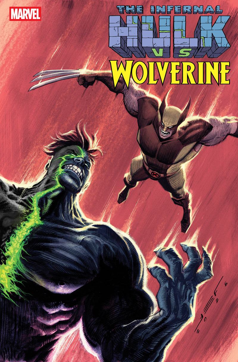INFERNAL HULK VS WOLVERINE #1 JUAN FERREYRA VAR 1:25 INCV