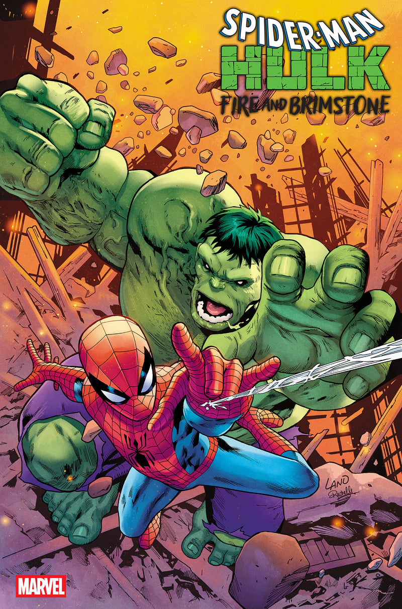 SPIDER-MAN HULK FIRE AND BRIMSTONE #2 GREG LAND VAR CVR C