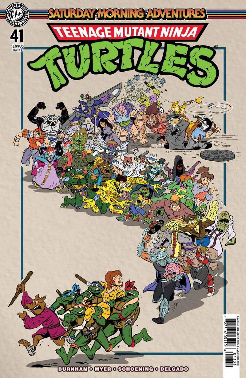 TEENAGE MUTANT NINJA TURTLES SATURDAY MORNING ADVENTURES #41 VAR C MITCHRONEY CVR C