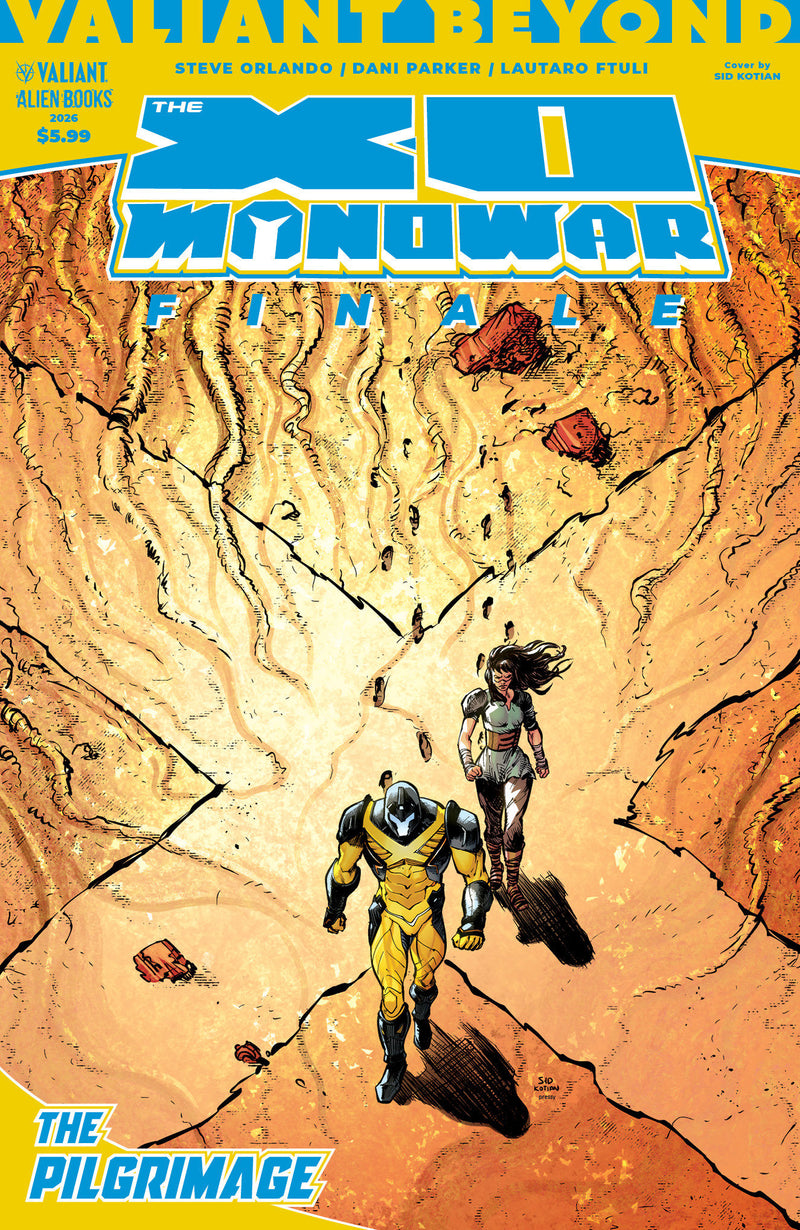 VALIANT BEYOND THE X-O MANOWAR FINALE--THE PILGRIMAGE COVER A KOTIAN CVR A