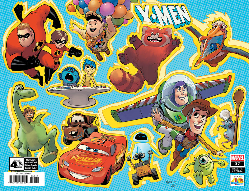 X-MEN #37 STEPHEN SEGOVIA PIXAR 40TH VAR DNX CVR D