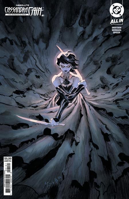 ABSOLUTE CASSANDRA CAIN THE SHADOWS HAND #1 ONE SHOT CVR B MATIAS BERGARA CARD STOCK VAR