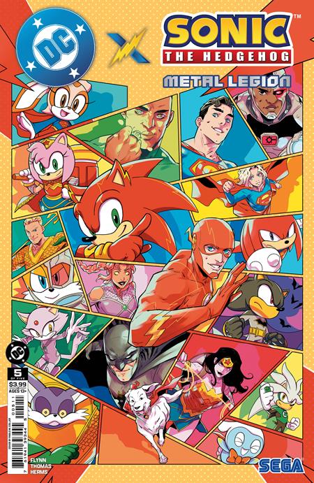 DC X SONIC THE HEDGEHOG METAL LEGION #5 CVR A PABLO M COLLAR (OF 5)