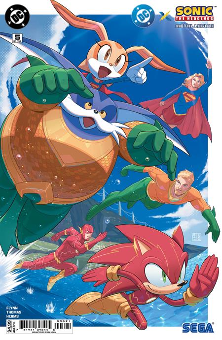 DC X SONIC THE HEDGEHOG METAL LEGION #5 CVR B MIN HO KIM CARD STOCK VAR (OF 5)