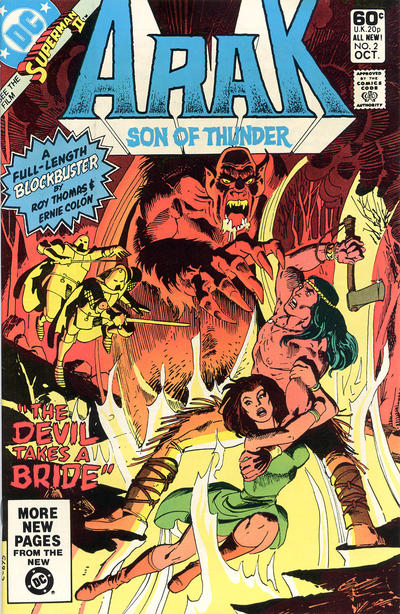 Arak / Son of Thunder 1981 #2 Direct ed. - back issue - $4.00