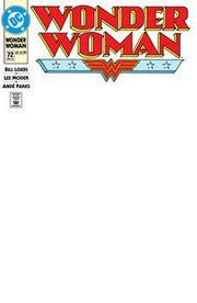 WONDER WOMAN #72 FACSIMILE EDITION CVR C BLANK CARD STOCK VAR