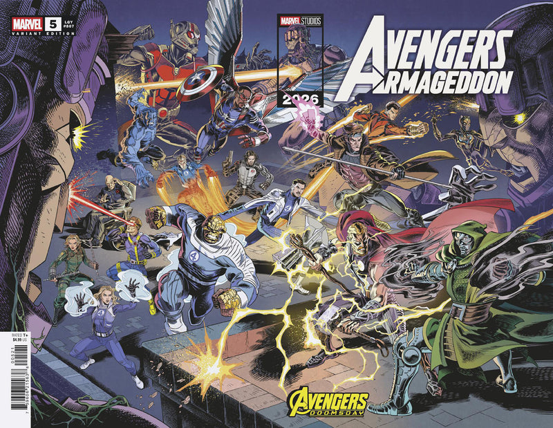 AVENGERS ARMAGEDDON #5 LEONEL CASTELLANI MARVEL STUDIOS AVENGERS DOOMSDAY WRAPAROUND VAR CVR B