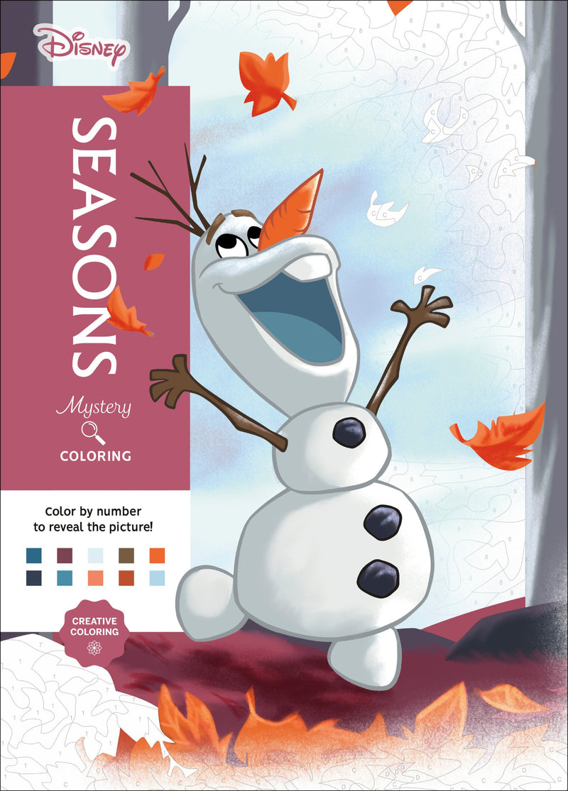 DISNEY MYSTERY COLORING SEASONS TP