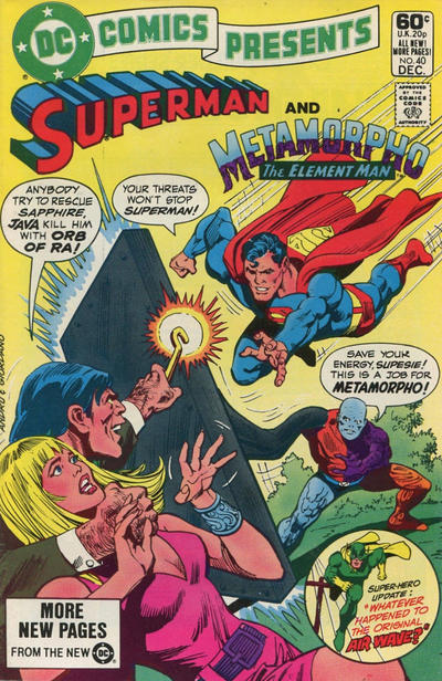 DC Comics Presents 1978 #40 Direct ed. - back issue - $6.00