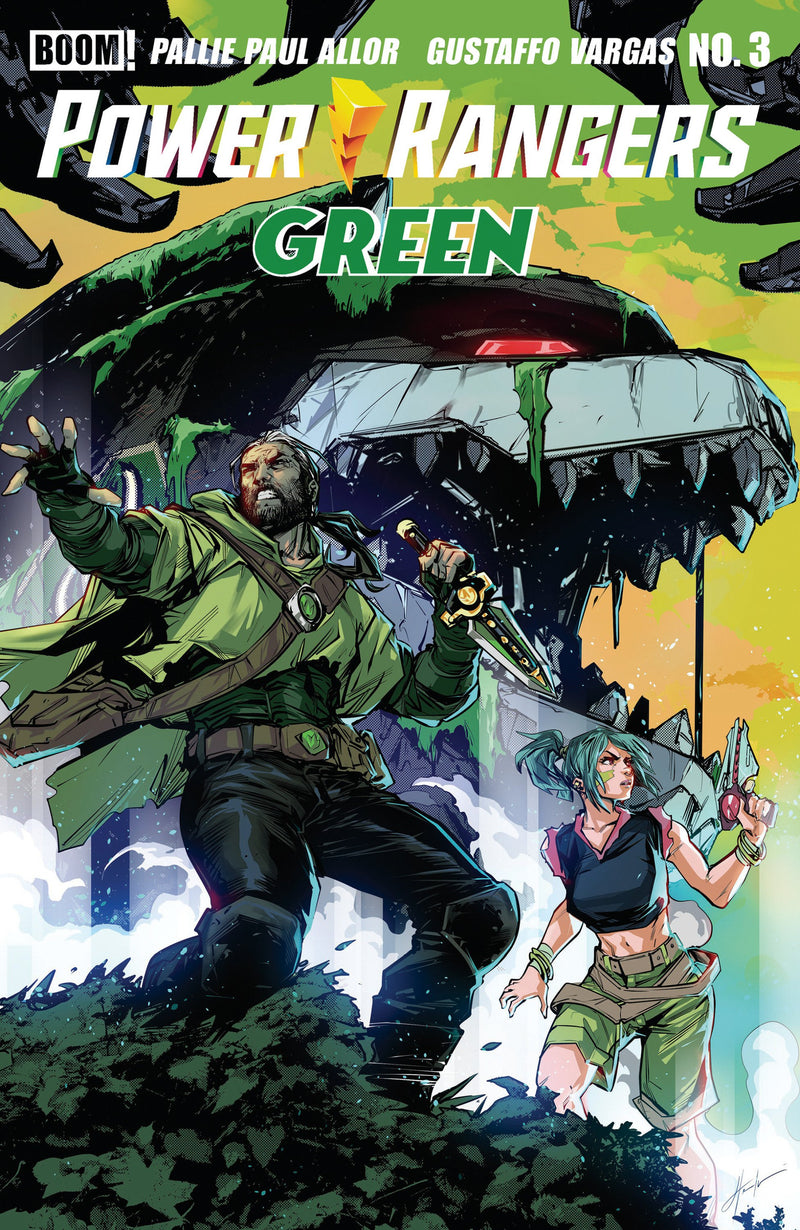 POWER RANGERS GREEN #3 I FOC REVEAL VAR DRESSED PRASETYA CVR I