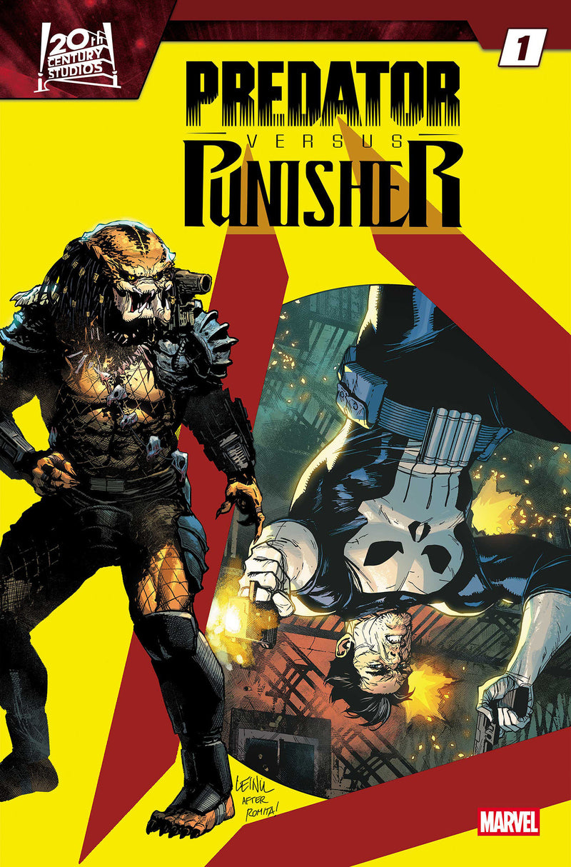 PREDATOR VS PUNISHER #1 COVER B LEINIL YU HOMAGE VAR CVR B