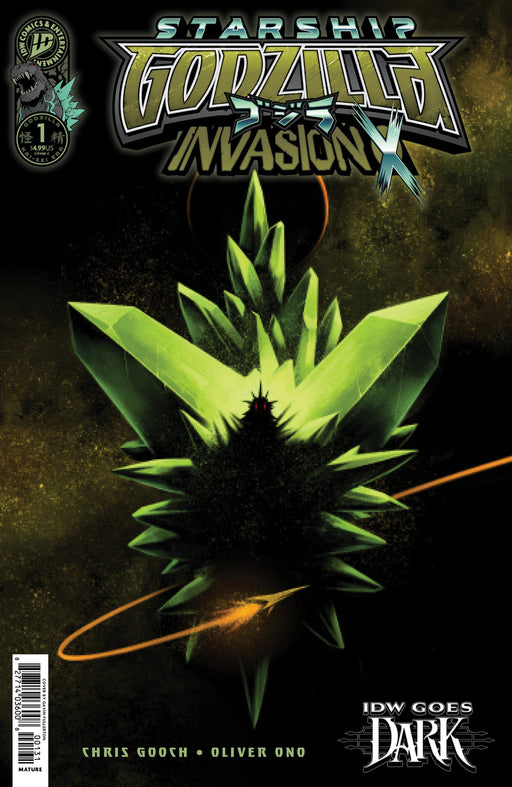 STARSHIP GODZILLA INVASION X KAI-SEI ERA #1 VAR C FULLERTON IDW GOES DARK VAR CVR C