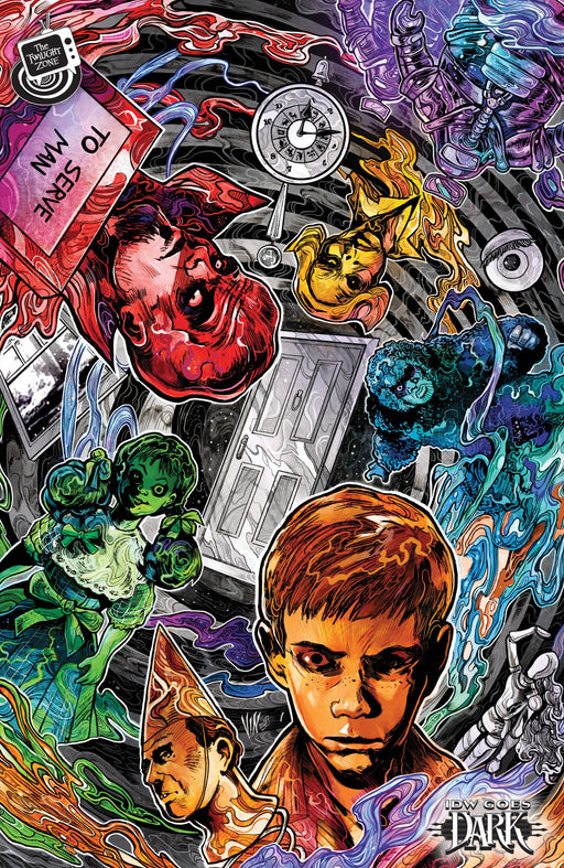 THE TWILIGHT ZONE #11 VAR C RICCARDI IDW GOES DARK VAR CVR C