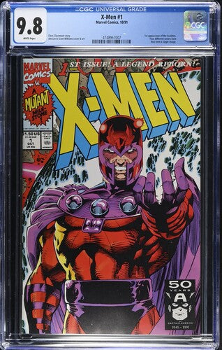 CGC UNIVERSAL GRADE 9.8 X-MEN Vol 2 #1 CVR D